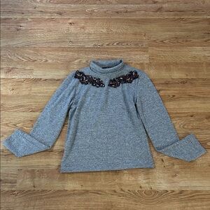 PatBO Gray Sweater made in Brasil Sz M